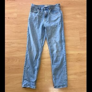Everlane Cheeky original jeans size 27, light sky